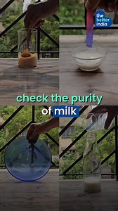 How pure is the milk you drink? Let’s try 4 simple ways to test milk’s purity at home. 🥛 What other foods would you want us to test for purity? Tell us in the comments below. #MilkTest #FoodPurity #milk #StaySafe #HealthyLiving #milkadulteration #FoodSafety [Milk Testing, Pure Milk, Stay Safe, Milk Adulteration, Food Safety, Yours Safety Simplified] | TheBetterIndia