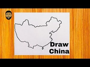 How To Draw Map Of China Step by step