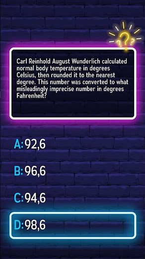 Wunderlich calculated body temp in Celsius, then approximated in Fahrenheit.