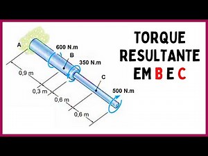 Calculation of the Torque in B and C in the Axis | Mechanics of Materials