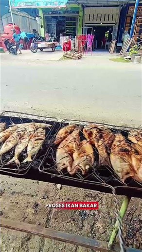 Proses Masakan Ikan Bakar Abang Ajo di Simeulue