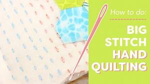 19K views · 95 reactions | Big stitch quilting, or hand quilting, is...