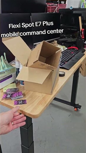 my mobile command center, on the Flexispot e7 plus standing desk. #dancyn3dprints #flexispot