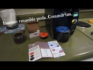 tassimo converting reusable coffee pod 60mL to 238mL