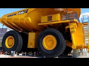【でかっ!!】KOMATSU The very big Dump truck 930E 超大型ダンプ930E