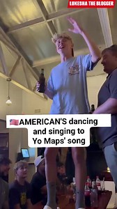 319K views · 10K reactions | Here is a prove that Yo Maps is an international artist who makes Americans dance a foreign song in their country. Yo maps is making Americans forget about their hip hop songs. Just like how Chris Brown is famous here in Africa, Yo Maps is also famous in America. | Lukesha the Blogger | Facebook