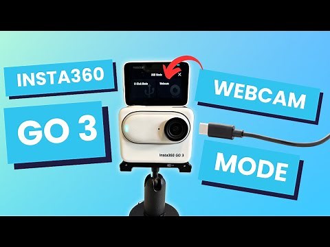 DISCOVER Insta360 Go 3 Webcam Mode - 5 Step Tutorial