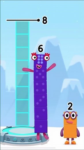 Numberblocks Learn to Count 2 & 6 in Beach Magic Run World New Season | Numberblocks Magic Adventure