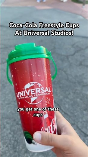 Coke freestyle cups at Universal Studios #universal #coke