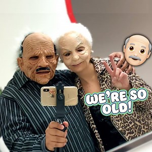 50K views · 277 reactions | Wearing realistic old people masks for a day! | Catherine Roze | Facebook