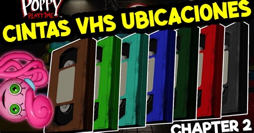 Te enseño dónde están ubicadas todas las cintas VHS de Poppy Playtime Chapter 2