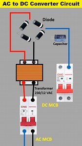 24 reactions | AC to DC Converter using Transformer, diode &...