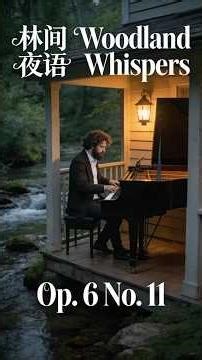 🎹林间夜语 Woodland Whispers, Op 6 No 11 #classicalmusic #古典音乐