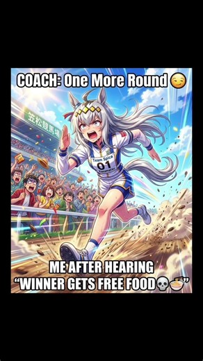 When the coach says 'run', this happens! #anime #Shorts