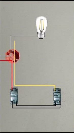 three way switch diagram, tutorial #electrician #electrical #USAelectrician #viral