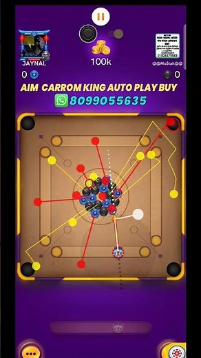 🔥 New Carrom Pool Hack | Aim Carrom King Auto Play 🎯 How To Use Auto Play hack