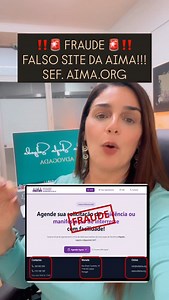 Dra Sheyla Salgado | Advogada Portugal 🇵🇹 on Instagram: "‼️🚨 FALSO SITE DA AIMA foi criado por golpistas 🇵🇹 Atenção: o site SEF.AIMA.ORG é falso!!! ⚖️Advocacia Sheyla Salgado 🇵🇹"