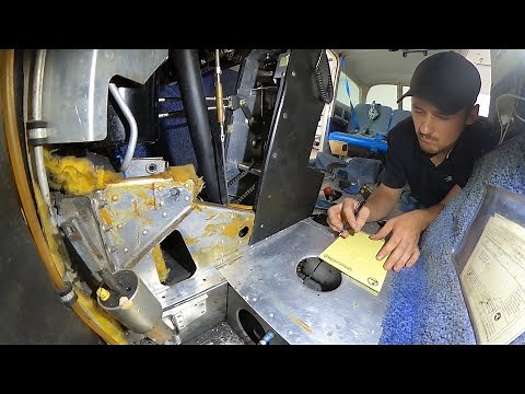 Towing accident repair Cessna 172 RG.