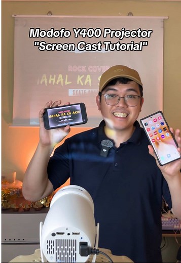 Modofo Y400 Projector: Screen Casting Tutorial Guide