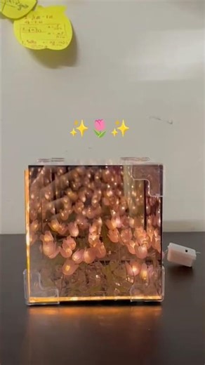 Making a tulip infinity box ✨🌷#diy #satisfying #trending #viral #betweenmoments #aesthetic #flower 🌷