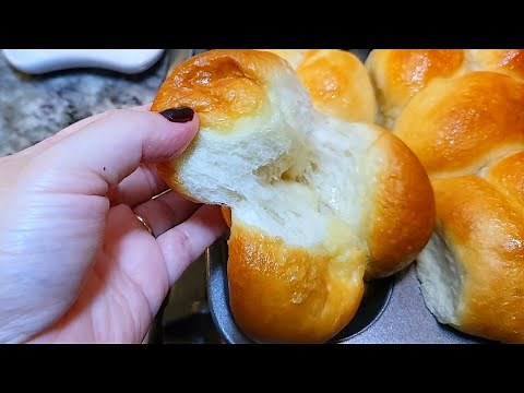 Easy NO-KNEAD Soft Dinner Rolls + FLUFFY From Scratch Milk Rolls Recipe