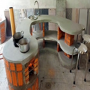 1.7M views · 17K reactions | Instructions on how to build a beautiful wood stove | Garden Ideas | Facebook