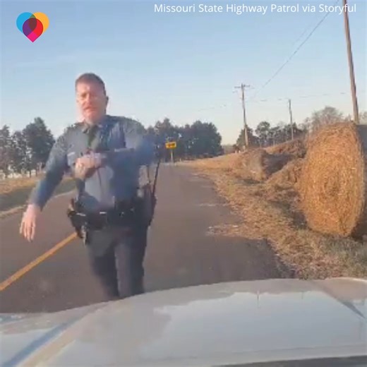 995K views · 10K reactions | Trooper Isaiah "Doesn’t Miss Leg Day" Lemasters used his might to move a giant bale of hay that was blocking a roadway in Missouri. "All in a days work," the state highway patrol said. | The Uplift | Facebook