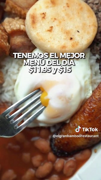 🍽️ Encuentra el mejor Menú del Día en El Gran Bamboo Disfruta un almuerzo completo desde $11.95 o $15, con una opción diferente cada día para que siempre tengas algo nuevo que elegir. ✨ Platos deliciosos, porciones generosas y todo incluido para que no tengas que pensar en extras. 🗓️ De lunes a viernes ⏰ 11:00 AM – 5:00 PM 📩 Pregúntanos por mensaje y te enviamos el menú completo del día. 📍 10325 Hammocks Blvd, Miami FL 33196 📞 786-409-4744 #ElGranBamboo #MenuDelDia #LunchEnMiami #ComidaColo