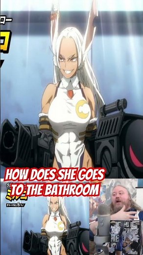Miruko looks BADASS...but like HOW does she got to the BATHROOM ... #anime #shorts #myheroacademia