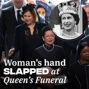 519K views · 839 reactions | What went on here?  There was a seriously awakward handshake at the Queen's funeral. | JOE.co.uk | Facebook