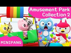 Learn colors with MINIPANG | 🎡 Amusement Park Collection2 | MINIPANG TV 3D Play