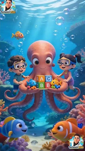 Ocean Animals Learning for Kids | Shark, Whale, Dolphin, Octopus & Fish Adventure 🌊🐠
