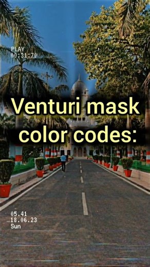 Venturi Mask Color Coding Explained | Nursing Students Must Watch#bscnursing