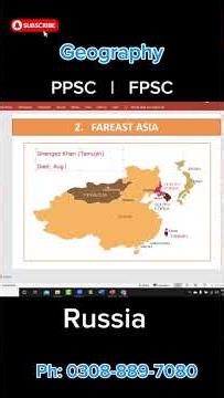 Russia 1 General Knowledge Session* PPSC FPSC Class (Superior Services Academy)