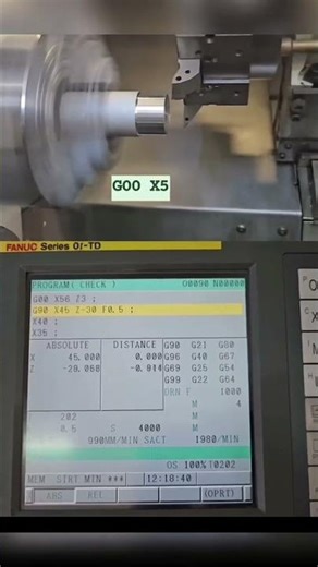 turning machine opration programming