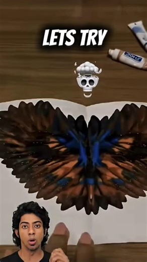 butterfly drawing hack🤩#shorts #drawing