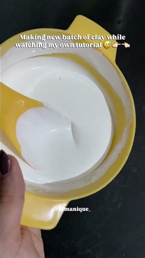 Homemade air-dry clay tutorial