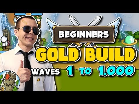 Grow Castle BEST Gold Build for Beginners | Lightning