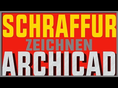 ARCHICAD BIM: Schraffuren zeichnen