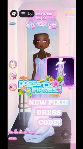 HOW TO UNLOCK PIXIE DRESS (NEW CODE ITEM) DTI SUMMER UPDATE