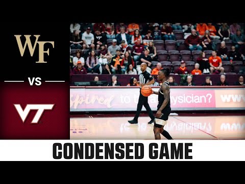 Wake Forest vs. Virginia Tech Condensed Game | 2023-24 ACC Men's Basketball