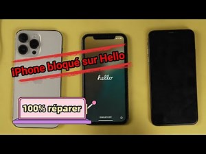 iPhone bloqué sur l'écran Hello/Bonjour ? 3 Solutions