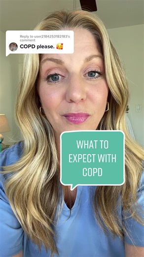 Replying to @user2184253182183 what to expect with COPD. #hospicenursejulie #copd #medicaleducation #learnontiktok