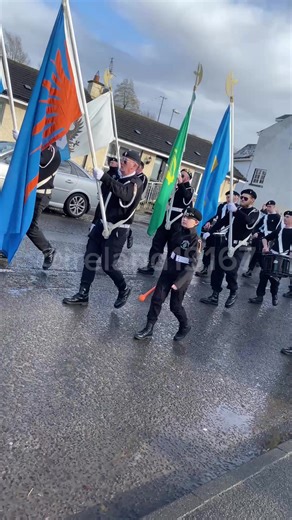 Strabane Memorial Flute Band at Oglach Charles Breslin (20) Oglach Michael Devine (22) and Oglach David Devine (16) Commemoration in Strabane 2026 🇮🇪 #ireland #northofireland #irish #fluteband #strabane