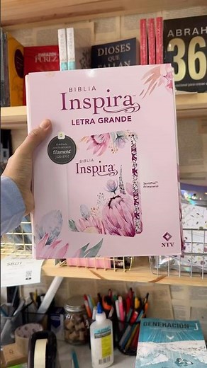 Biblia Inspira NTV Letra Grande 10 SentiPiel Rosa Filament App