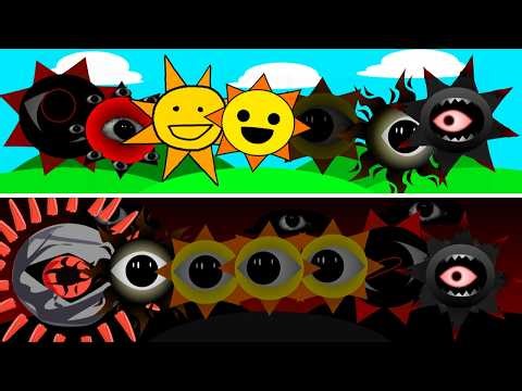 Sprunki but all mr sun's mod normal and horror
