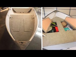 How to Build a Removable Boat Deck With Hatches