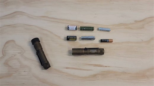 【PreparedAirman】多电池手电筒：溪流之光ProTac 1L-1AA