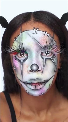 @atarahmayhew Pastel Clown | White Cross & Black Mini Sclera