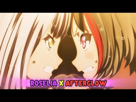 BanG Dream Roselia x Afterglow song 競宴Red×Violet